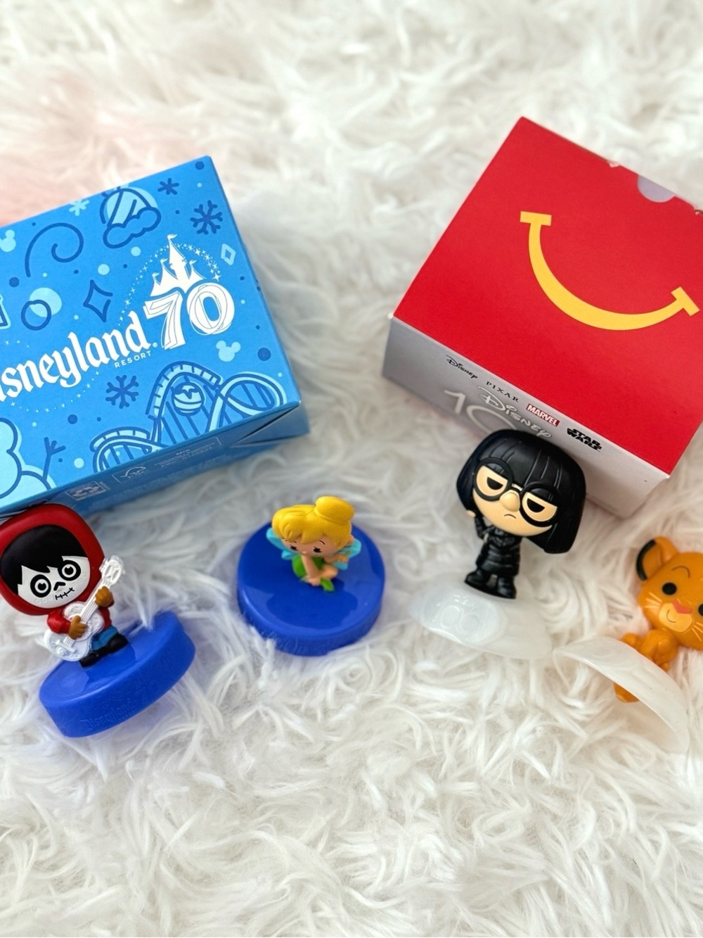 Disneyland 70th and Disney 100 McDonald’s Toys NIB